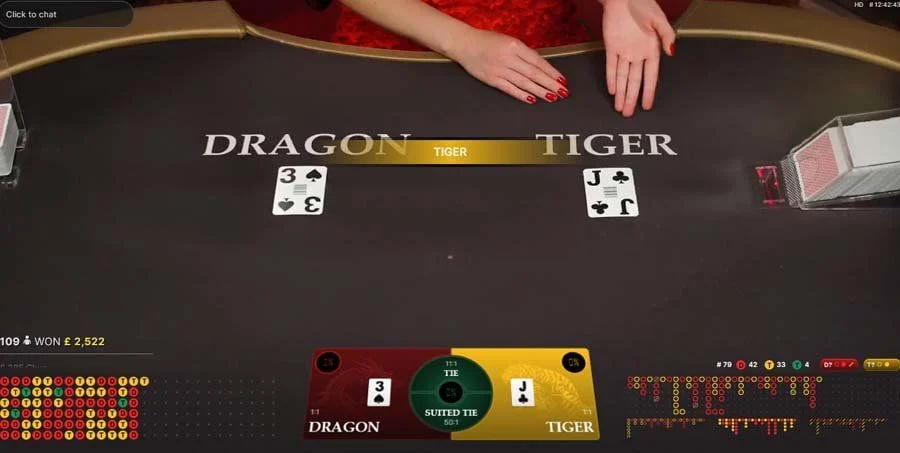 Introduction to Dragon & Tiger game rules